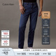 Calvin KleinJeans四季款男士經(jīng)典標牌休閑通勤ck合體版洗水牛仔褲J325321 1A4-牛仔淺藍 常規 33