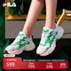 FILA 斐樂(lè )蕨草鞋FERN女鞋運動(dòng)鞋戶(hù)外老爹鞋反光休閑鞋女 斐樂(lè )白/鮮綠色-WK 37.5