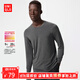 優(yōu)衣庫【狂歡價(jià)】男裝HEATTECH圓領(lǐng)T恤9分袖保暖衣秋衣內衣479428 479428/08深灰色 L