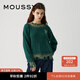 moussy 新品非正式學(xué)院風(fēng)短款美式套頭毛衣028GAZ70-5450 030綠色 均碼