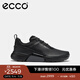 愛(ài)步（ECCO）BIOM高爾夫男鞋 球鞋男士休閑鞋透氣運動(dòng)鞋男 高爾夫健步H4108284 黑色10828401001 42