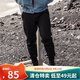 AKSERIESAK男裝復古百搭合體版休閑長(cháng)褲簡(jiǎn)約男士休閑褲合集 2112934黑色 29