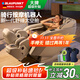 藍寶（BLAUPUNKT）德國豪華4D騎行運動(dòng)按摩椅2025十大品牌家用太空艙全身多功能智能老人電動(dòng)搖搖椅BP-AMY014雪花白