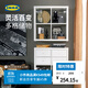 宜家（IKEA）KALLAX卡萊克擱架儲物柜收納柜家用客廳書(shū)架擱架 黑褐色
