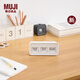無(wú)印良品（MUJI）手動(dòng)翻頁(yè)萬(wàn)年歷 臺歷 日歷 新品 白色 長(cháng)162*寬55*高74mm