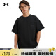 安德瑪（UNDERARMOUR）春夏Pocket男女口袋運動(dòng)休閑短袖T恤1389372 黑色001 XL