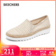斯凱奇（Skechers）單鞋秋季女鞋2025新款漁夫鞋平底涼鞋淺口百搭休閑鞋114525