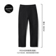 SIMWOOD/簡(jiǎn)木男裝RS04合體直筒軟殼尼龍四面彈復合搖粒絨休閑褲S21250775 黑色（短版） 31 (建議131-140斤)