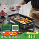 法詩(shī)緹（Fastee）烤肉鍋電烤盤(pán) 家用0氟全金屬機身無(wú)濃煙電燒烤爐烤肉盤(pán) 煎牛排專(zhuān)用鍋不粘烤魚(yú)盤(pán) FST-49C