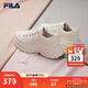 斐樂(lè )（FILA）女鞋帆布鞋LAVA胖胖底厚高底增鞋板鞋帆布鞋休閑鞋 奶白-GD 35.5