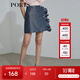PORTS寶姿 商場(chǎng)同款新品女裝造型波點(diǎn)半身短裙SL8S004KFP023 丈青混色 S 4