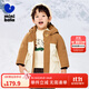 迷你巴拉冬兒童發(fā)熱羽絨服寶寶厚款保暖羽絨外套【三防透濕】 焦糖棕51123 【三防透濕】 100 cm 【充絨量77.8g】
