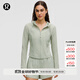 lululemon丨Define 女士短款連帽夾克 *網(wǎng)面 LW3JHWS 霧綠 XS /4