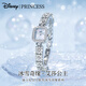 迪士尼雪花女生手表女士鑲鉆輕奢小眾高級感生日禮物新年三八節送女友