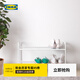 宜家（IKEA）BIBBLIS必比斯落地鞋架家用進(jìn)門口入戶玄關(guān)收納架省空間 白色鞋架
