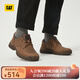 CAT卡特休閑皮鞋工裝鞋男鞋25秋新品防滑耐磨通勤鞋P726061O3AMC36 棕色 41