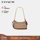 蔻馳（COACH）【品牌直供】女士TERI手提單肩斜挎包新月包拼色CW323