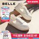百麗（Belle）透氣網(wǎng)面小白鞋女厚底休閑運動(dòng)板鞋B1175BM3預售 蜂蜜牛乳-網(wǎng)面 38 (240mm)