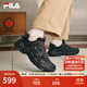 斐樂(lè )（FILA）官方男鞋老爹鞋復古運動(dòng)鞋2025冬季新款鞋子加絨貓爪6代 黑-BD 42