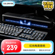 COLORFIRE七彩虹 2025年新品7.1音效電競桌面游戲音箱防嘯叫話筒麥克風(fēng)藍(lán)牙電腦筆記本音響CF200 黑色【特調(diào)深淵鏡水冷燈光】內(nèi)置麥克風(fēng)CF3000