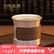 茂林銀樓銀杯子999足銀大容量手工品茗杯主人杯功夫茶杯防燙銀茶具 錘紋杯（本色款）