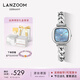 LANZOOM藍族海藍小方糖手表女士海洋表時(shí)尚方表生日七夕情人節禮物送女友 【品牌直發(fā)】穿戴加分Bremen04