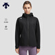 迪桑特（DESCENTE）女士加絨內膽 防水透濕耐磨三合一上衣兩件套 BK-黑色 M (165/84A)