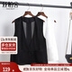 絲柏舍無(wú)袖馬夾2025春季新款女裝時(shí)尚V領(lǐng)OL風(fēng)修身疊穿氣質(zhì)馬甲