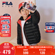 FILA斐樂(lè )兒童童裝棉羽2025年秋季男女童輕薄羽絨服外套薄款