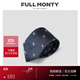 FULL MONTY時(shí)尚男士輕正裝輕商務(wù)條紋窄新郎結婚波點(diǎn)蠶絲真絲領(lǐng)帶禮盒 藏青小狗刺繡9205