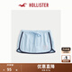 HOLLISTER25夏新款Y2K辣妹澤西風(fēng)撞色運動(dòng)短裙裙褲女裝KI343-5104 淺藍色 XXS (160/58A)