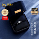 中國黃金（CHINA GOLD）一克拉托帕石純銀求婚戒指女情侶告白鉆戒生日情人節(jié)送女朋友禮物 【今/次日達】一克拉戒指