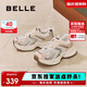 百麗厚底舒適老爹鞋女學(xué)生新款輕量運動(dòng)休閑鞋B4P1DCM4 少女粉 38