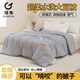 冠淘大豆纖維加厚保暖空調學(xué)生宿舍雙人春秋被褥通用四季棉被被子 軟糯抗菌抑菌-銀河灰色  （已檢驗） 100x140cm超薄款顏色隨機