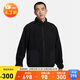 耐克(NIKE)男冬季立領(lǐng)夾克 加絨保暖 毛絨 休閑運動(dòng) FB8387-010黑色L