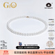 GiO珠寶 天然淡水無(wú)核珍珠項鏈GUILD歐若拉極光18K金高級感生日禮物 18K金 歐若拉 7-8mm