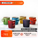 酷彩（Le Creuset）酷彩LE CREUSET350ml/200ml馬克杯6件套彩虹色家庭用套裝 350ml馬克杯6件套
