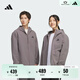 adidas拒水防風(fēng)休閑連帽夾克外套男女秋季新款阿迪達斯官方輕運動(dòng) 木炭灰   2XL