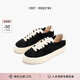 FOOT INDUSTRY足下工業(yè)「品牌經(jīng)典」手工編織板鞋厚底增高男女同款休閑透氣夏季 黑色 42