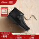Clarks其樂(lè ) WALLABEE EVO女鞋復古潮流舒適高幫袋鼠厚底鞋 黑色 261747434 36