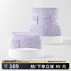 嫚熙（EMXEE）【新品】孕婦產(chǎn)后收腹帶產(chǎn)婦塑身塑形舒適護腰桑蠶絲月子束腹帶 晨曦紫【含桑蠶絲】- 常規款 L