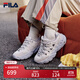 FILA 楊冪同款|斐樂(lè )官方女鞋MUFFIN2025冬新款松餅鞋時(shí)尚摩登休閑鞋 微白-WW 37.5