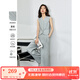 梵希蔓灰色條紋套裝女2025年夏新款無(wú)袖西裝馬甲闊腿褲氣質(zhì)兩件套 M7357 灰白條紋 XL