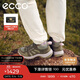 愛(ài)步（ECCO）抓地耐磨高幫戶(hù)外越野鞋女 越野822413 豆蔻棕/軍綠色/草綠色37
