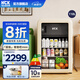 HCK哈士奇冰吧118-130L「至高補貼20%」冷藏小冰箱家用客廳小冰箱墩墩吧飲料柜冷藏柜一級能效 冷凍冷藏丨奶茶色 118L SC-130RD-S