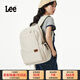 Lee雙肩包女通勤大容量旅行背包男大學(xué)生電腦包簡(jiǎn)約高中初中書(shū)包潮流 卡其色【16寸獨立緩震電腦倉】