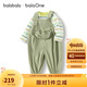 巴拉巴拉balaOne寶寶長(zhǎng)袖套裝背帶褲兩件套男童女童2025秋裝208325104206