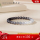 周大生和田玉如煙手串女漸變煙紫手鏈簡(jiǎn)約玉石送女友生日禮物 6mm
