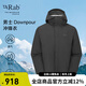 Rab睿坡Downpour男士戶(hù)外運動(dòng)徒步夾克輕量透氣登山?jīng)_鋒衣 QWI-06 黑色BLK XL