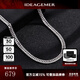 IDEAGEMER  925銀古巴項鏈男士素鏈鎖骨鏈時尚潮流歐美風(fēng)生日禮物送禮配飾 S925銀古巴鏈【50cm】